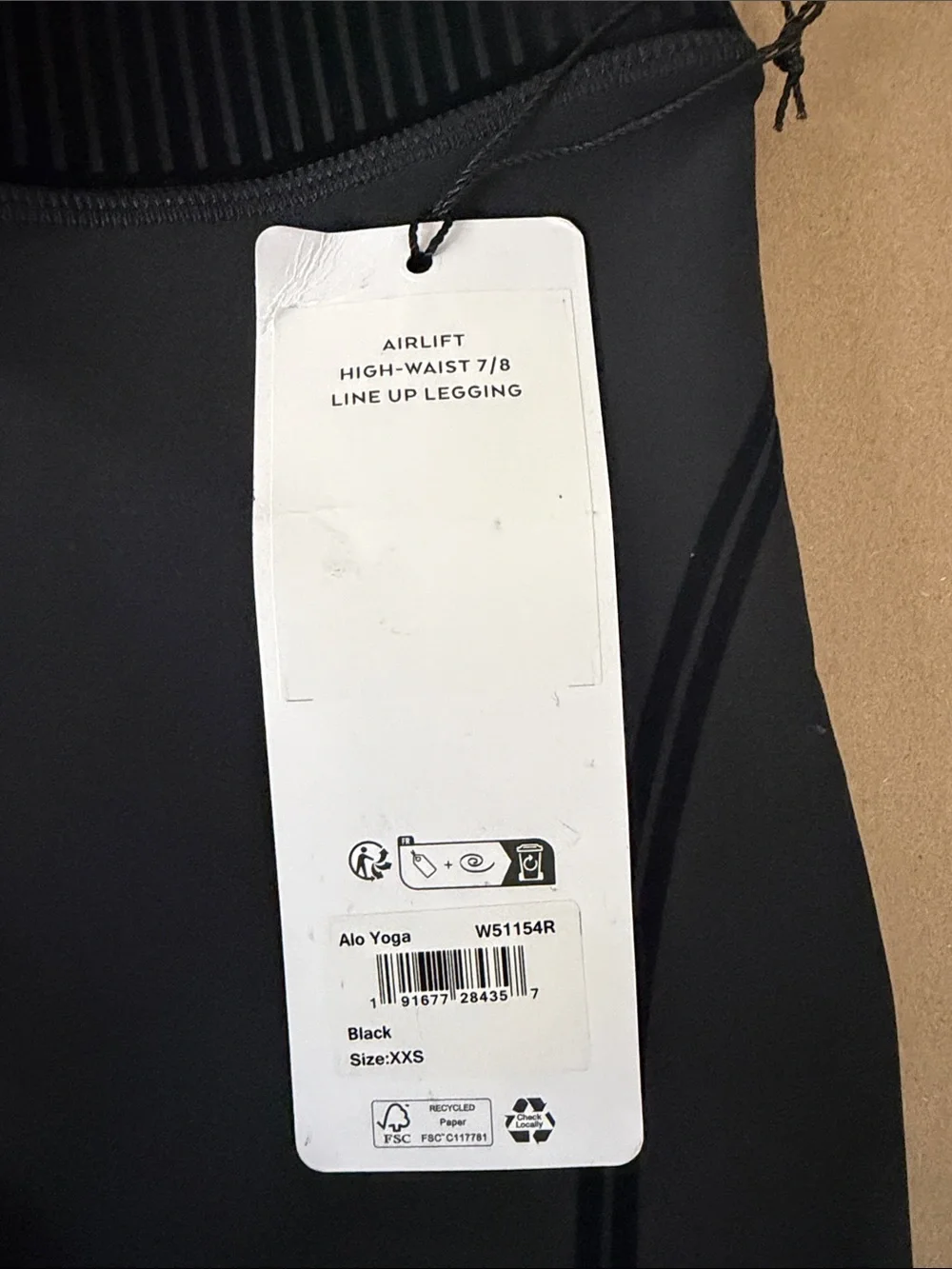 Alo Yoga Airlift High-Waist 7/8 Line Up Legging